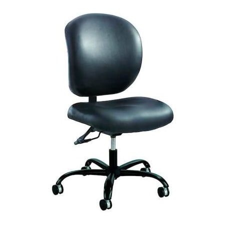 Safco Safco Alday 24/7 Task Chair, Black Vinyl 3391BV